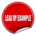 lead by example sticker Royalty Free Stock Photo