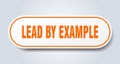 lead by example sticker.