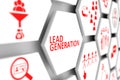 Lead generation concept Royalty Free Stock Photo