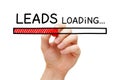 Lead Generation Loading Bar Concept Royalty Free Stock Photo