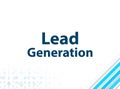 Lead Generation Modern Flat Design Blue Abstract Background