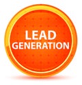 Lead Generation Natural Orange Round Button Royalty Free Stock Photo