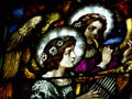 Lead-glass with angels