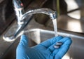 Lead metal contamination in tap water