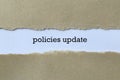 Policies update on paper
