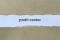 Profit center on paper