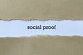 Social proof on paper