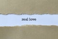 Real love on paper