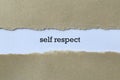 Self respect on paper