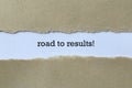 Road to results on paper