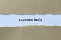 Success tools on paper