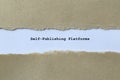 self publishing platforms on white paper