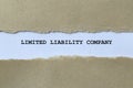 limited liability company on white paper