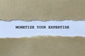 monetize your expertise on white paper