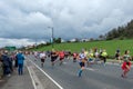 Lead Runners at the first Stirling Marathon Scotland.