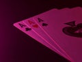 playing cards isolated stock Royalty Free Stock Photo