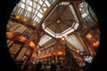 Leadenhall market at Christmas Royalty Free Stock Photo