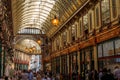 Leadenhall Market in the City of London, UK Royalty Free Stock Photo