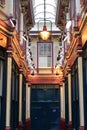 Leadenhall market covered shopping arcade Royalty Free Stock Photo