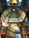 Leadenhall Market detail, London, United Kingdom Royalty Free Stock Photo