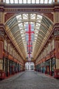 Leadenhall market shopping arcade london uk Royalty Free Stock Photo