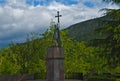 Don Pelayo`s monument, Covadonga, Asturias, Spain