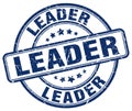 leader blue stamp