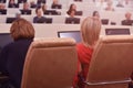 Leader business women representing model of economic development and startup business, Audience at the conference hall, Business