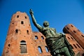 The leader: Cesare Augustus - Emperor Royalty Free Stock Photo