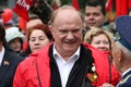 Leader of communist party of Russia Gennady Zyuganov