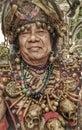 Leader of Dayak Tribe