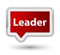 Leader prime red banner button