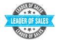 leader of sales stamp Royalty Free Stock Photo
