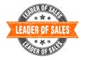 leader of sales stamp Royalty Free Stock Photo