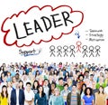 Leader Support Teamwork Strategy Motivation Concept Royalty Free Stock Photo