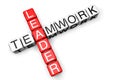 Leader Teamwork concept