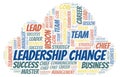Leadership Change word cloud Royalty Free Stock Photo