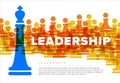 Leadership concept illustration Royalty Free Stock Photo