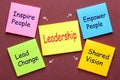 Leadership Tips Concept