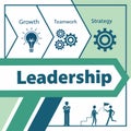 Leadership Course Design with Gradient and Lines: Inspiring Growth with Modern Visuals Royalty Free Stock Photo