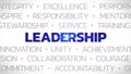 Leadership - Highlighted Concept Buzzwords Royalty Free Stock Photo