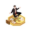 Leadership Isometric Icon