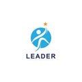 leadership logo success logo and education logo vector.
