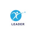 leadership logo success logo and education logo vector.