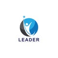 leadership logo success logo and education logo vector.