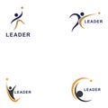 leadership logo success logo and education logo vector.