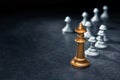 leadership and power in the form of a chess king