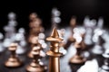 leadership and power in the form of a chess king