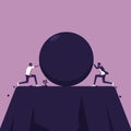 Business competition vector concept