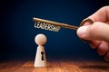 Leadership skills improvement concept Royalty Free Stock Photo